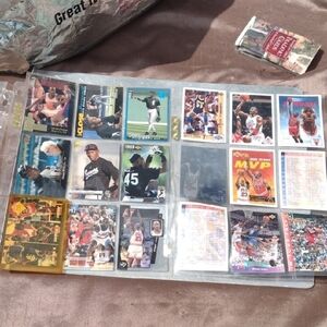 Micheal Jordan Sports Trading Card Collection of 18